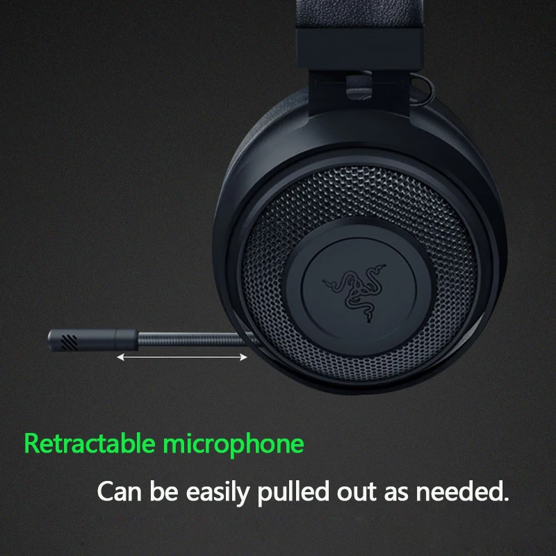 Новинка Kraken Pro V2 прозрачные белые Игровые наушники с кошачьими ушками стерео