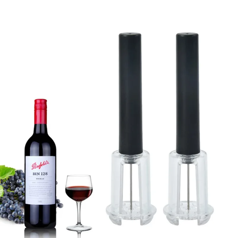 

Air Pump Wine Bottle Opener Kitchen Gadgets Manual Wine Corkscrew Stainless Steel Needle Pin Air Pressure Opener Bar Accessories