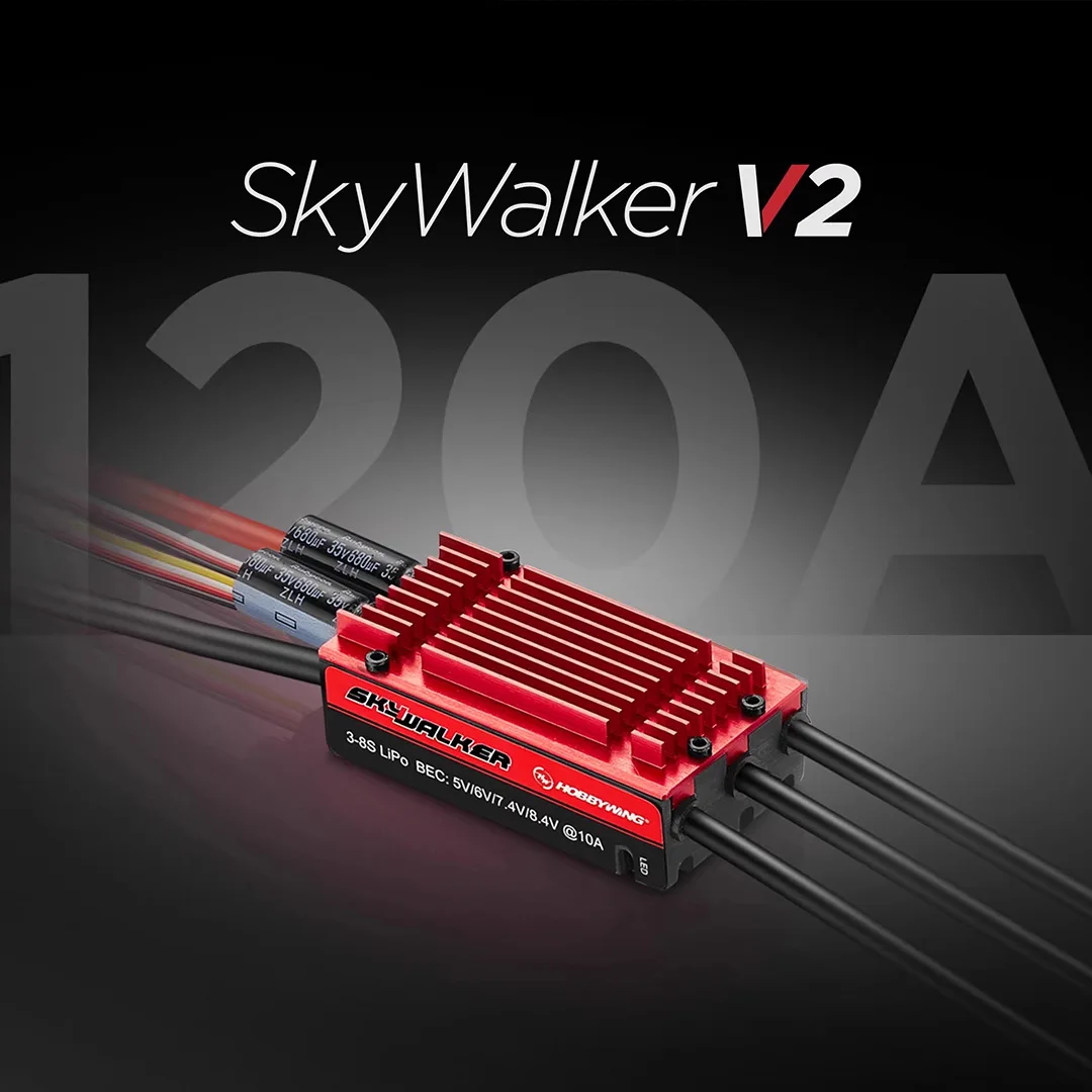 SkyWalker 120A V2 UBEC бесщеточный ESC с обратным приводом Электрическая регулировка для