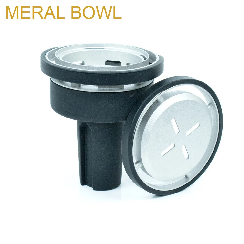 

New Arabian hookah accessories silicone smoke pot aluminum alloy carbon partition set Silicone + aluminum alloy carbon separator