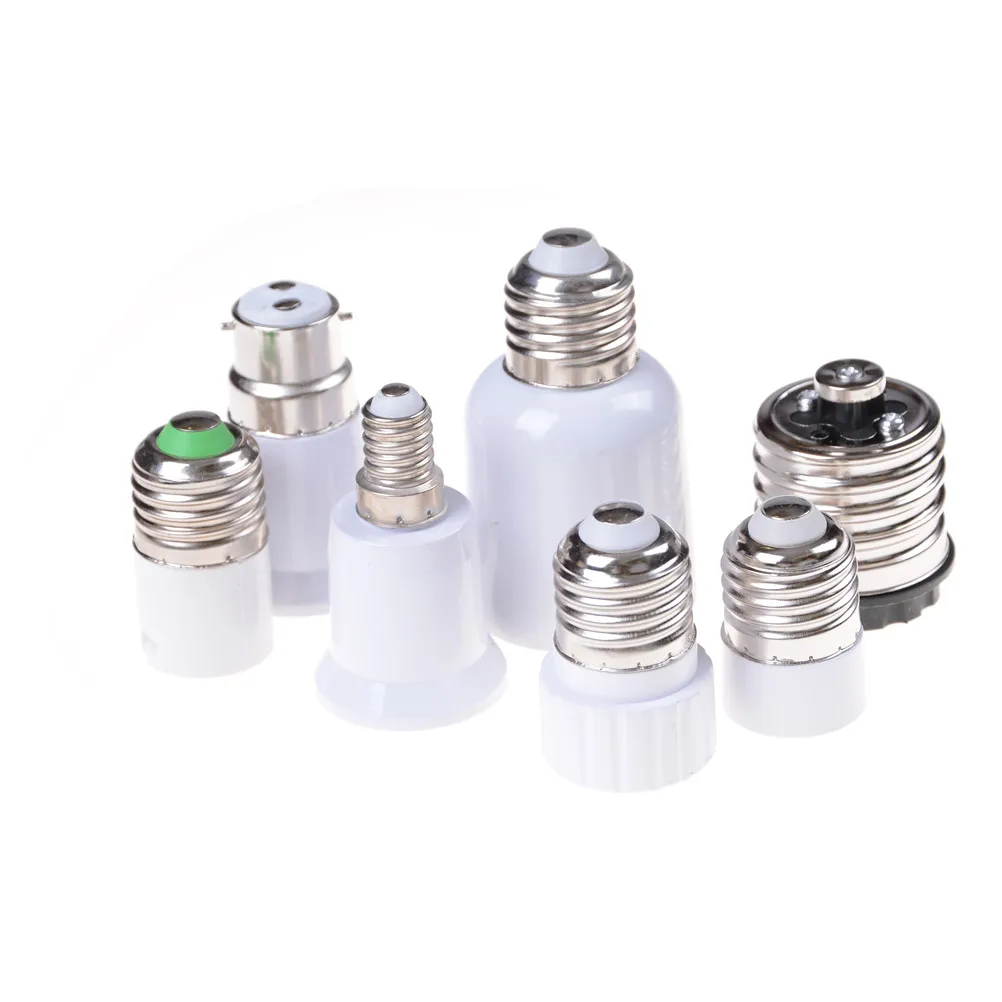 

1pc GU10/E27/E14/E40/B22 Bulb Adapter Lamp Extender Socket Converter Shop Light Holder
