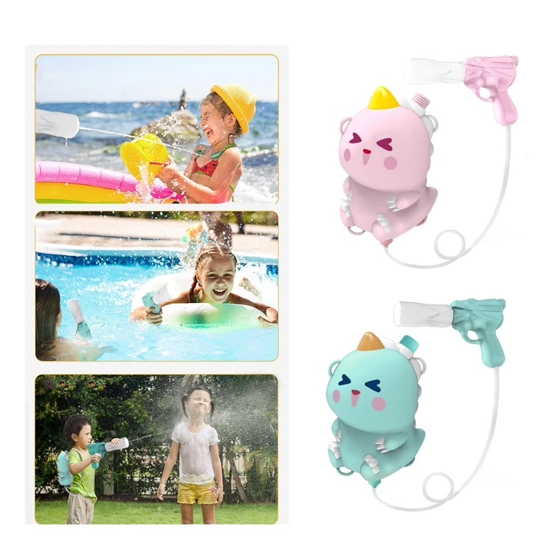 

Q6PD Kids Water Spray Toy Outdoor Water Squirting Beach Sand Playset Swimming Pool Summer Toy High Capacity Tank Toddler Gift