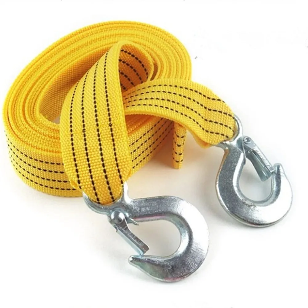 

4M Heavy Duty 5 Ton Trailer Rope Towing Pull Rope Strap Hooks Van Road Recovery Car Tow Cable