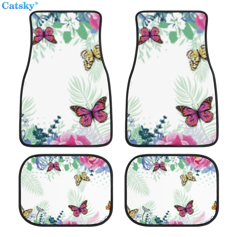 

Вишневый цвет, автомобильные коврики в стиле цветов и птиц, коврик для автомобиля в стиле хиппи, фотообои, подарок, ретро автомобильные аксессуары,