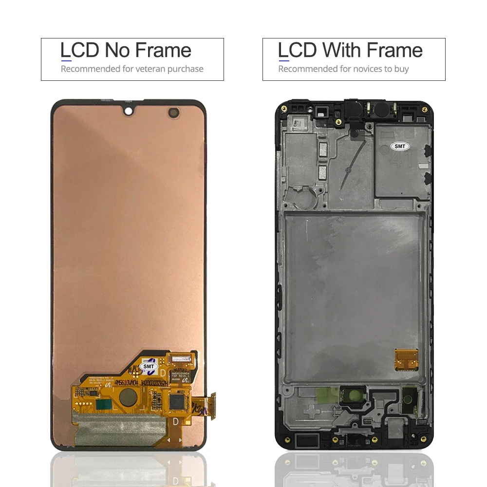 ЖК-дисплей 6 1 &quotдля Samsung Galaxy A41 A415 A415F A415F/DS сенсорная панель дигитайзер с рамкой в