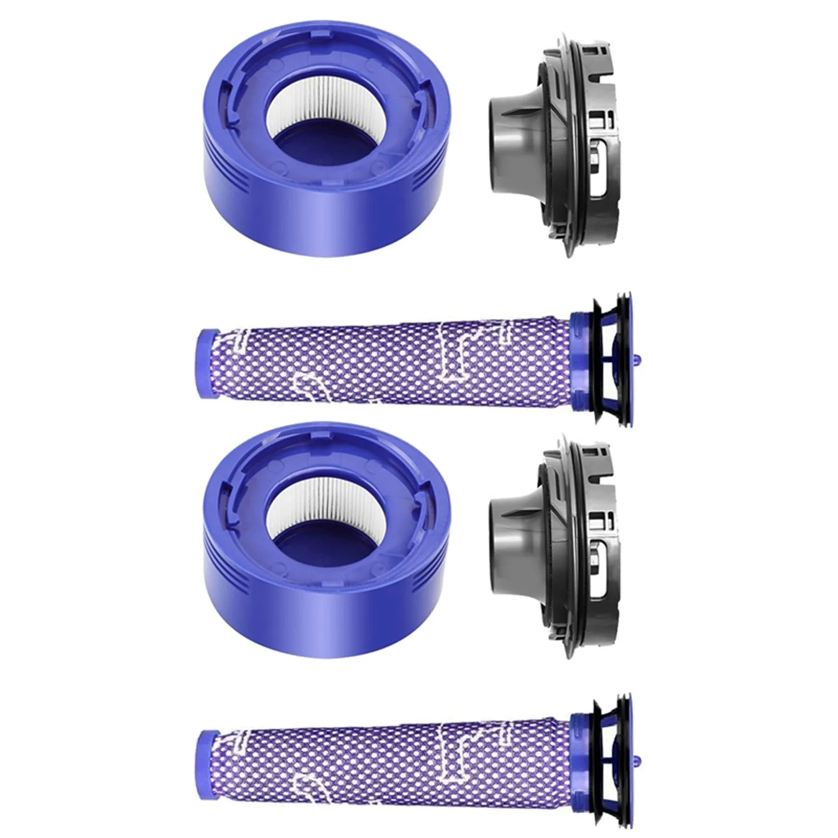 

2X For Dyson V7 V8 Vacuum Cleaner Installation Motor Rear Cover Front And Rear Filter Kit Motor Rear Cover Parts