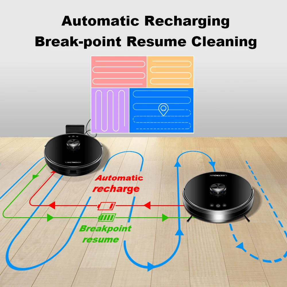 LIECTROUX XR500 Бестселлер Лазерный робот-пылесос для хранения 5-х карт