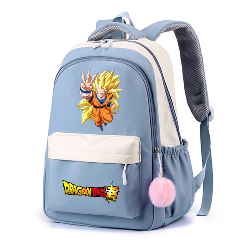 Рюкзак с аниме Драконий жемчуг для девочек и мальчиков школьный ранец учеников