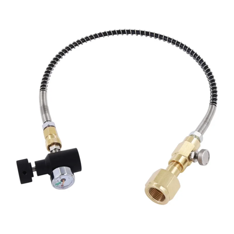 

1Pc Soda Club CO2 Carbon Dioxide Cylinder Tank Refill Adapter Adaptor&Connection W21.8-14 or CGA320CGA320