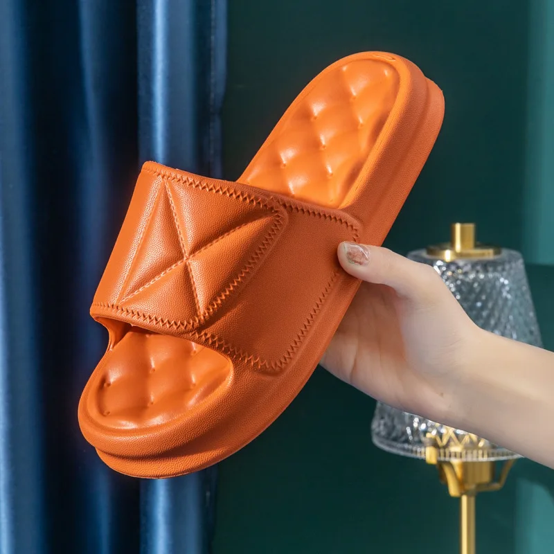 Women's Casual Indoor Non-slip Slippers 2023 Summer New bathroom EVA Soft Thick Bottom Slides Home Leisure Beach Couple Shoes