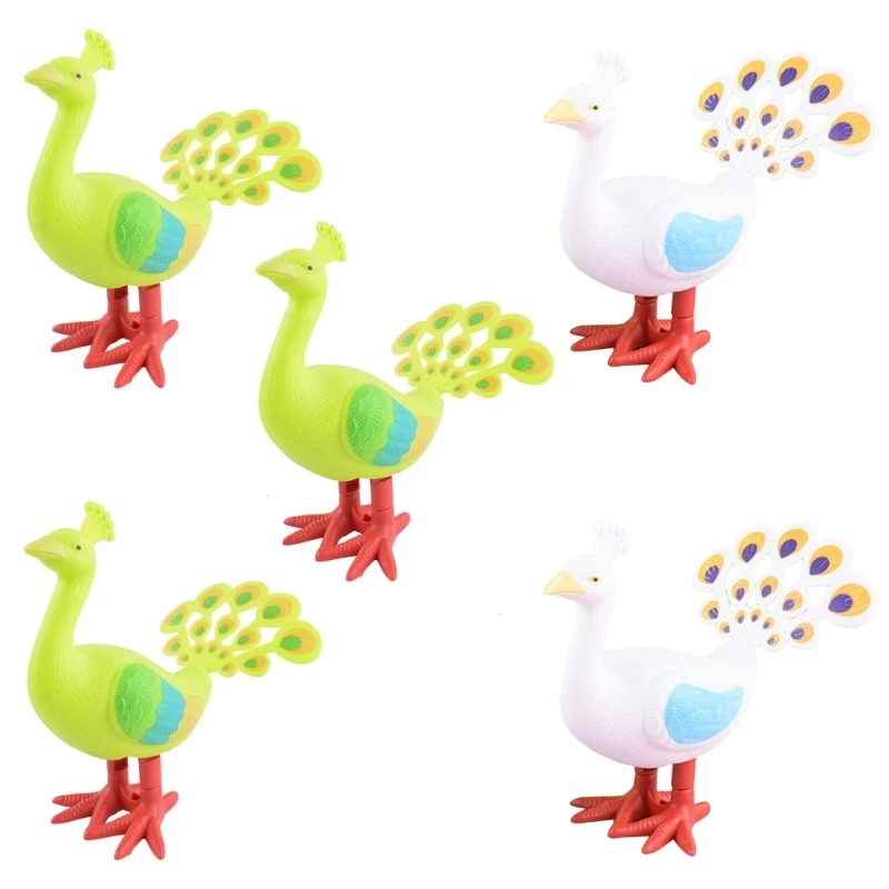 

5pcs Winding Toy Spring Toy Christmas Giftbag Stuffing Kids Windup Toy