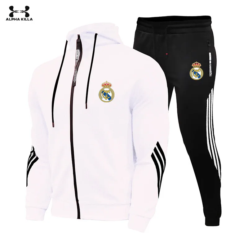 2023  New  Atmosphere Spring And  Autumn  Men's  Sports Suit Sportswear 2 Men's Sweatshirt + Pants Men's  Street Wear  Suit Coat