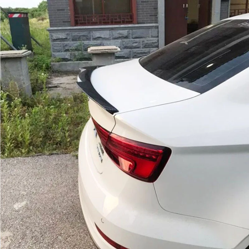Для Audi A3 S3 Sedan V Style 2014-2020 Автомобильный спойлер Крыло Заднее крыло багажника