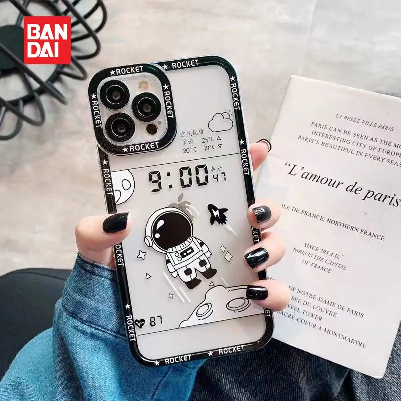 

Bandai Disney cartoon phone case for iphone11 12Pro 13Pro max space astronaut x xs xr xsmax anti-drop brand 7 8plus phone case