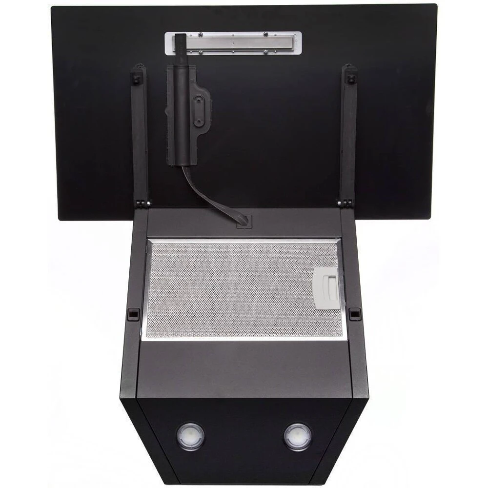 Кухонная вытяжка Konigin Colibri Tech Black 60 650 м3/ч см 3 скорости 59 Дб отвод/циркуляция -