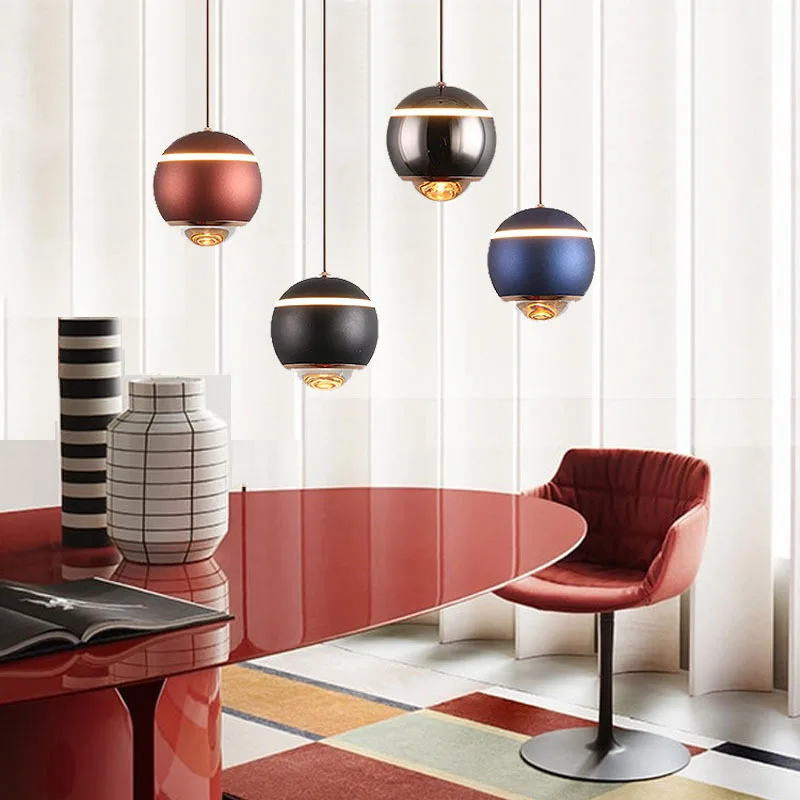 Минималистичная светодиодная прикроватная Подвесная лампа для спальни