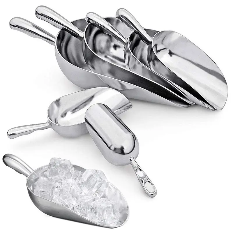 Совок для льда из алюминиевого сплава лопата кухонная специя шведского стола