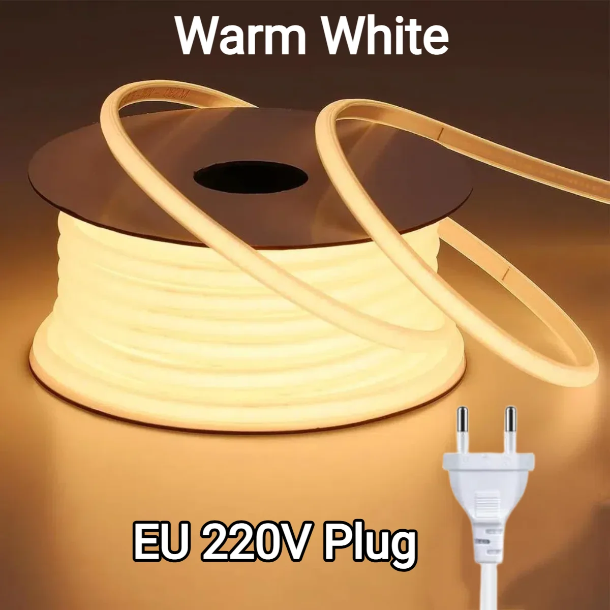 

Gyarfas Светодиодная лента COB, 288 LED/м, IP65, водонепроницаемая, для сада