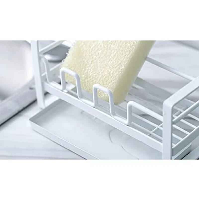 Толстая стойка для раковины полка слива губки сушилка столешницы посуды ткани