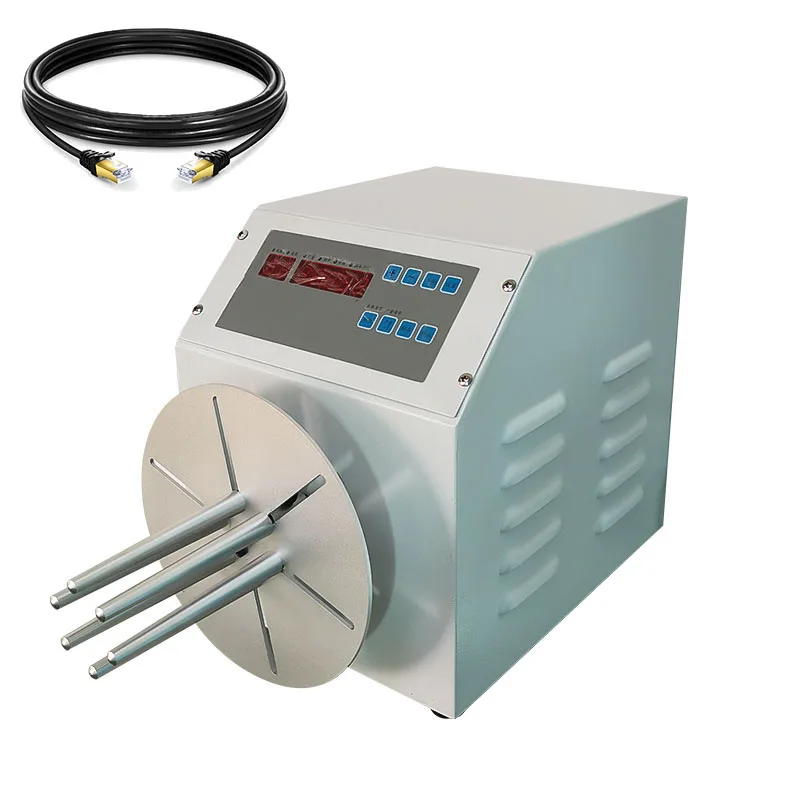 

High speed automatic wire winding machine USB AC/DC power and telephone data cables winding machine