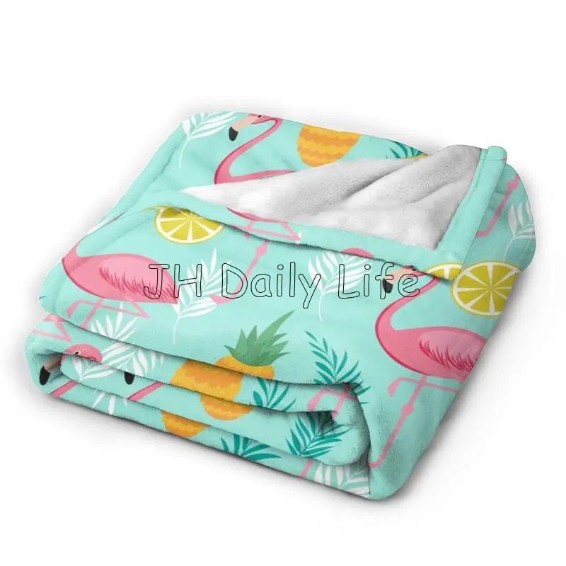 Красивое Одеяло с фламинго супермягкое плюшевое одеяло теплые удобные