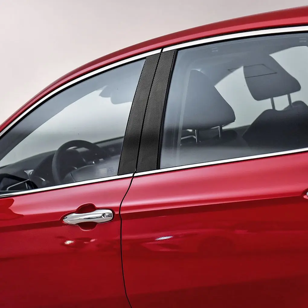 

Replacement For Toyota Camry 2018-2019 8pcs/set Window Column B Pillar Cover Carbon Fiber Decor