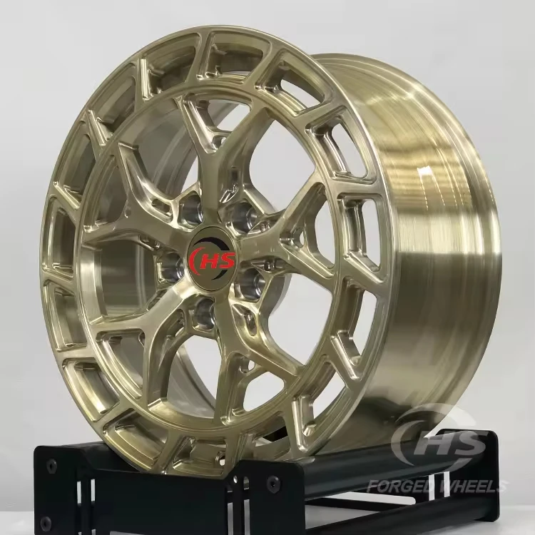 Фото Кованые диски из алюминия 6061-T6 с покрытием Frozen Gold, 18-21 дюйм, 5x120, 5x112, для RS6 C7 C8, 1 шт. №3