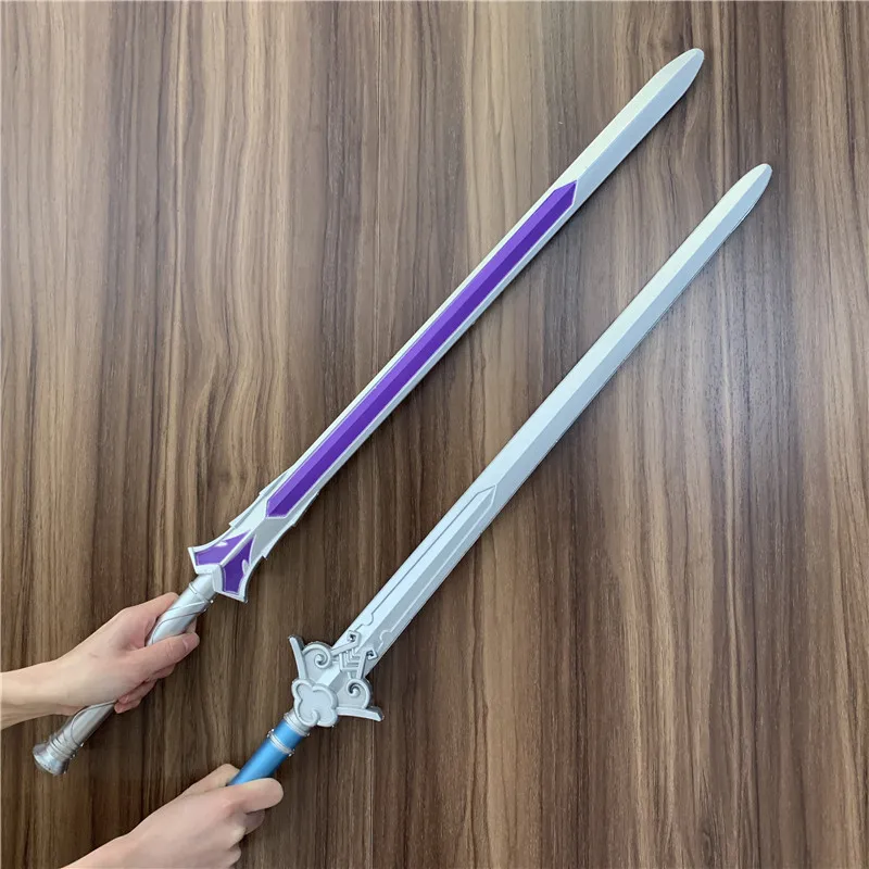 80 см MO DAO ZU Ши меч Lan Wangji оружие синий Sowrd Косплей 1:1 нож безопасности из ПУ аниме