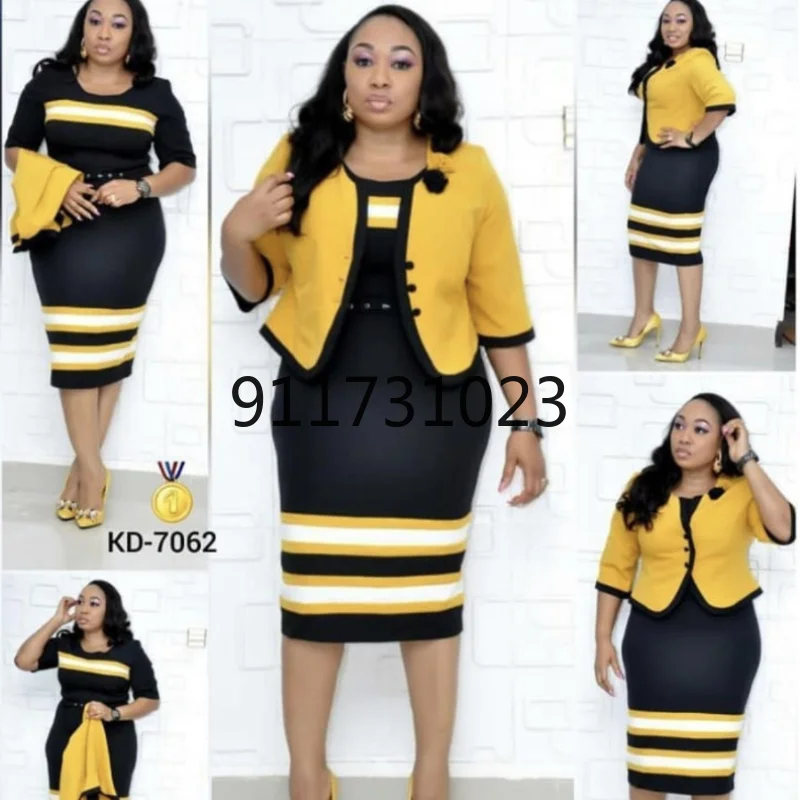 

Горячая Распродажа 2022, африканская искусственная кожа, полосатый топ и платье с принтом для женщин