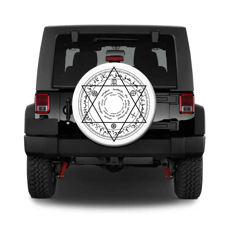 

Чехол для шин поворотного круга Magic, чехол для шин аниме, протектор для запасных колес автомобиля, персонализированное украшение автомобиля...