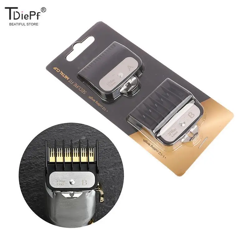 

2Pcs 1.5mm+4.5 mm Hair Clipper Guide Comb Set Standard Guards Attach Trimmer Parts Guide Comb