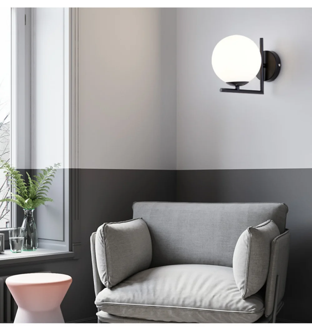 Современный Светодиодный Настенный Светильник В Минималистском Скандинавском