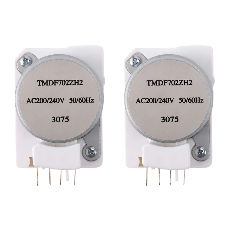 

2X Refrigerator Defrost Timer Refrigerator Defrost Timer Defrost Controller Starter TMDF702ZH2