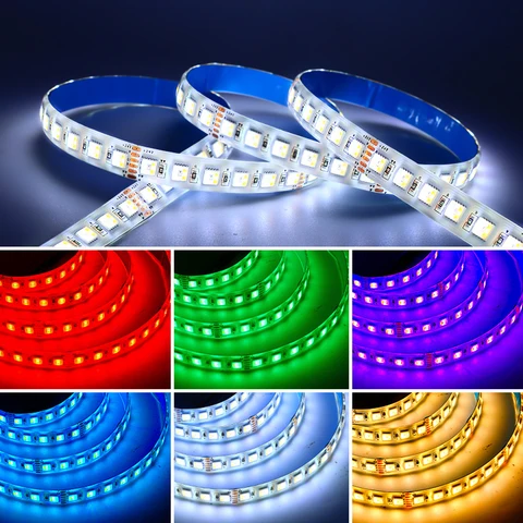 RGBCCT светодиодная лента 5 в 1 Viktorovna 12/24В 60/96 LEDs/m 12мм