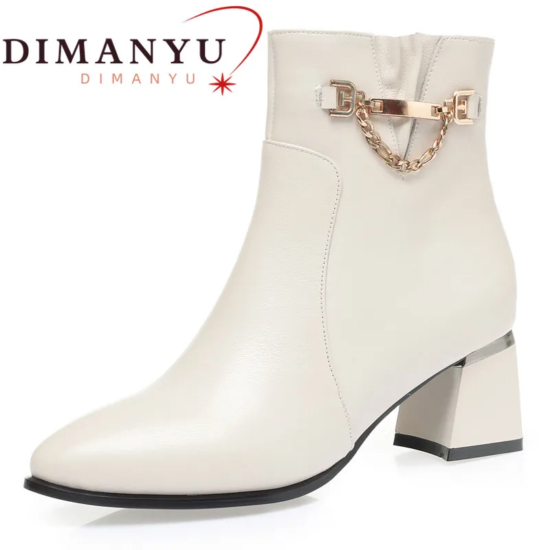 

Dress Boots Women Winter 2023 New Genuine Leather Women Ankle Boots Pointed Toe Wool Warm Red Women's Wedding Boots