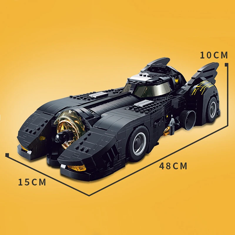 

The Ultimate Batmobile Set Bulding Blocks MOC 15506 Bricks Toys Birthday Gifts Decool