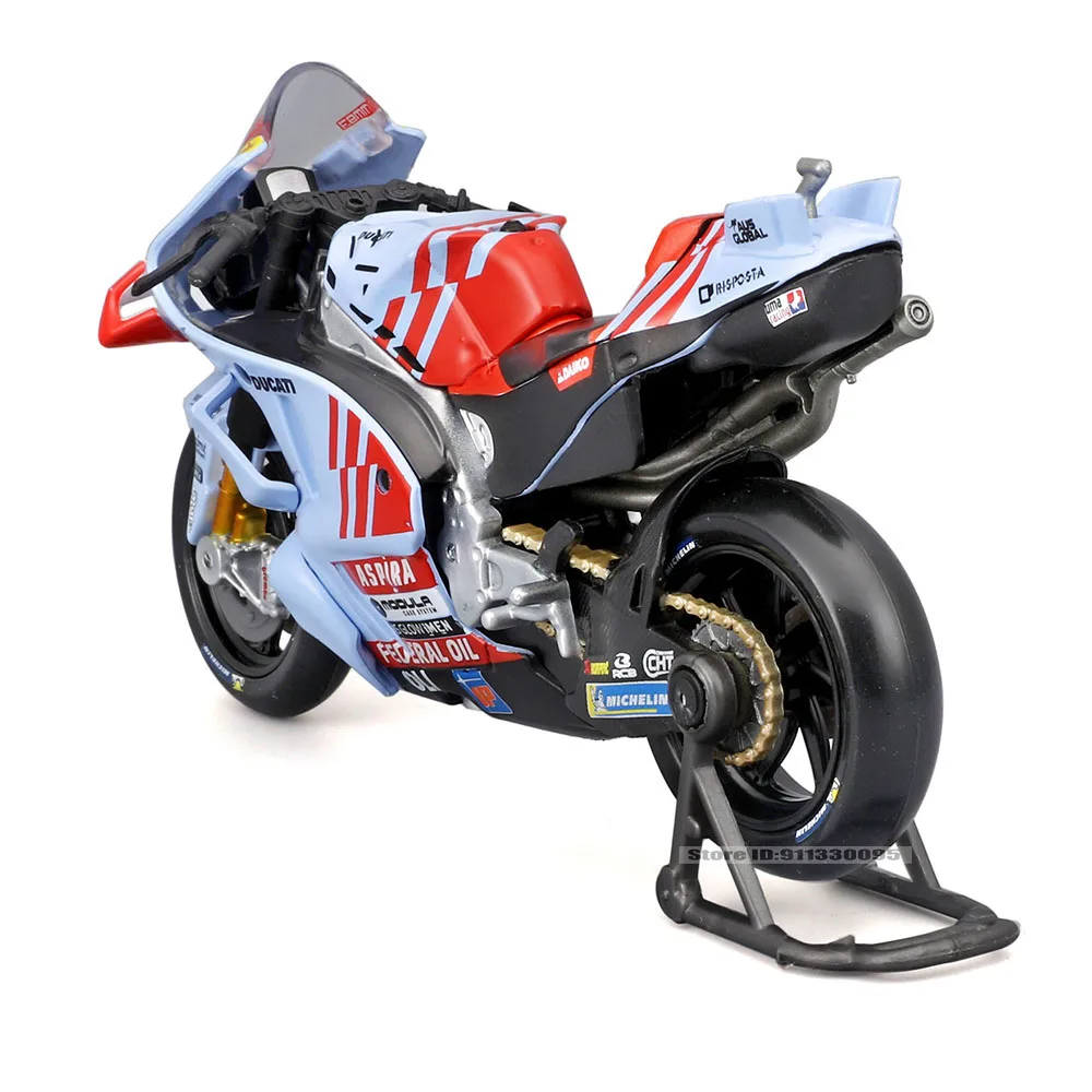 Фото Масто 1:18 # 93 Марк Маркес # 73 Alex Marquez 2024, Gresini Racing Moto GP, литой сплав, модель мотоцикла, коллекция, подарочная игрушка №4