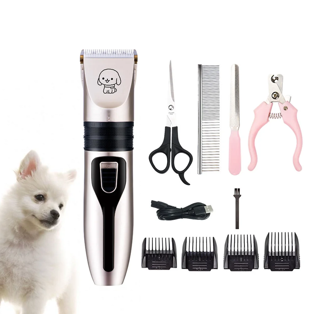 

Dog Clippers Pet Trimmer Hair Grooming Cat Shears Tool Dogs Clipper Haircut Rechargeable Electric Shaving Gromming Kit