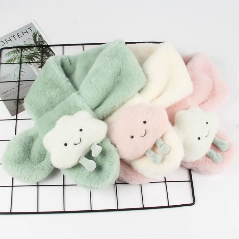 

Плюшевый мультяшный шарф из искусственного меха Новинка толстый теплый холодостойкий воротник шарфы для мальчиков и девочек