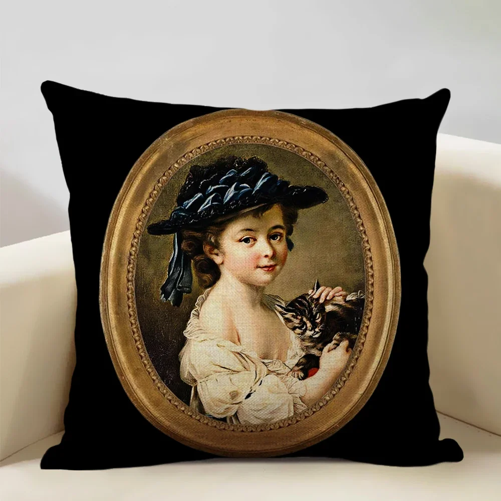 

Украшение дома, чехол для подушки, наволочка для дивана, Нью-Мексико, художник, автопортрет, автомобильные офисные аксессуары, декор, наволочка