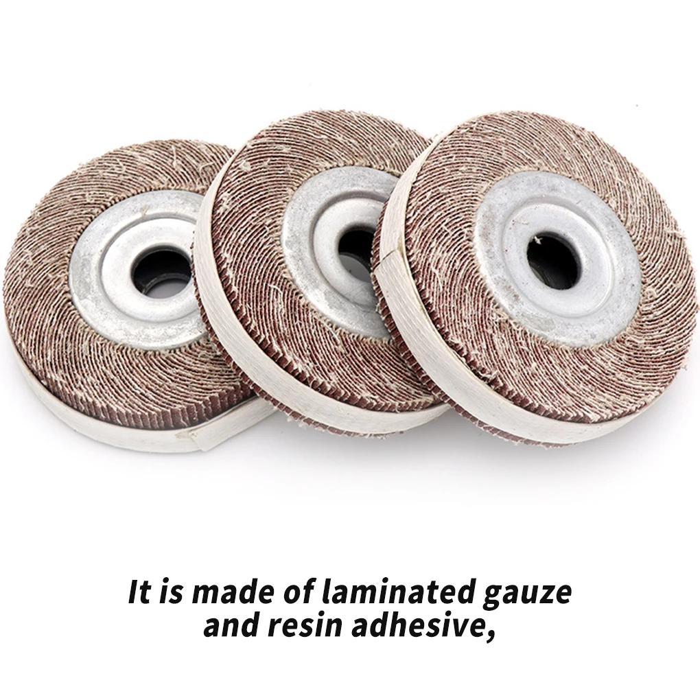

Flap Wheels Impeller Abrasive Wheel Metal Grinding Rotary Buffing Gadget