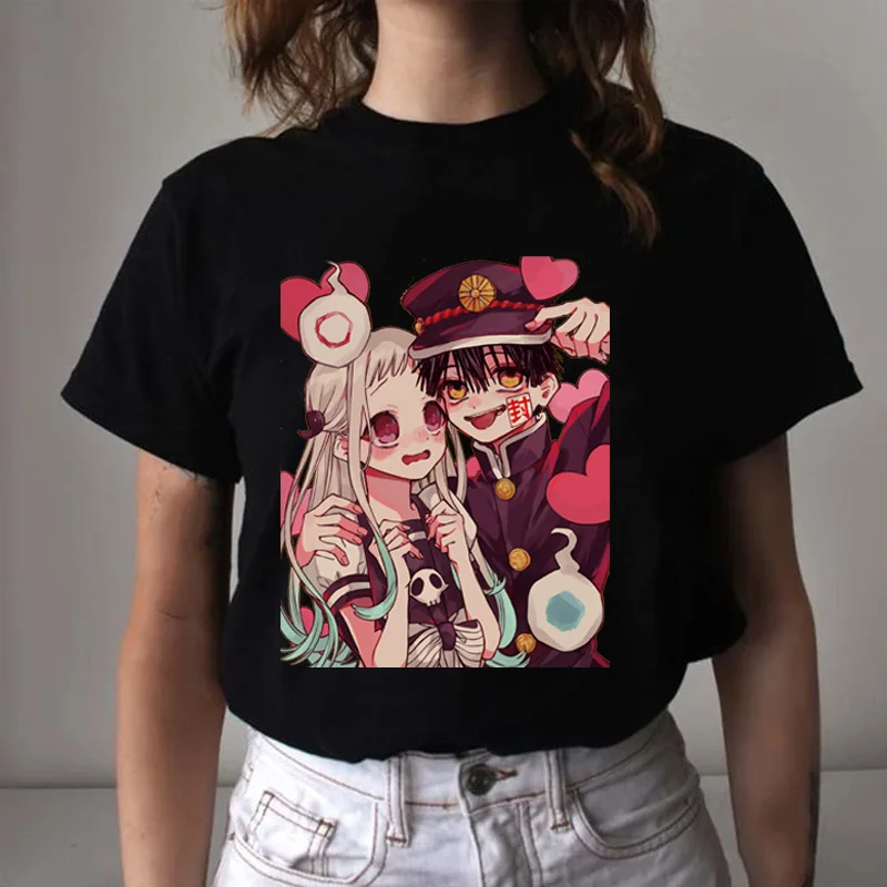

Japanese Horror Comics Toilet Bound Hanako Kun Printed Men's/women's cotton top T-shirt Street funny lovers loose short sleeves
