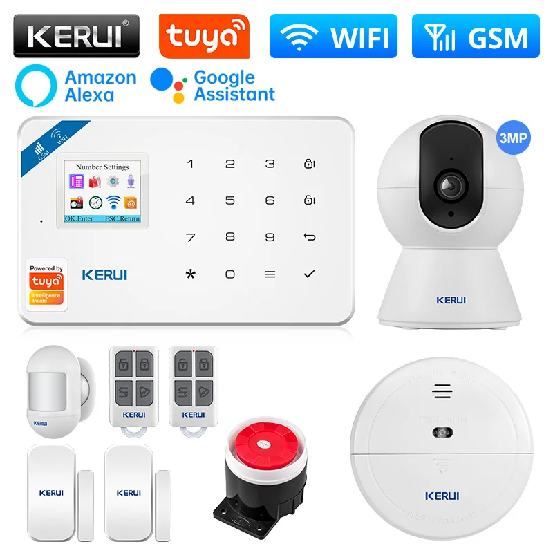 

Охранная сигнализация KERUI W181, GSM, Wi-Fi, 433 МГц