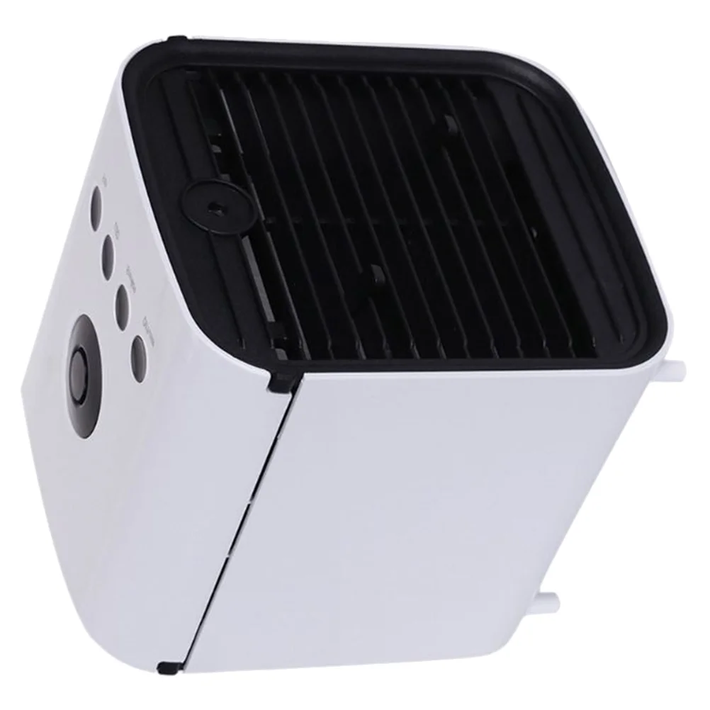 

1PC USB Mini Portable Air Conditioner Humidifier Purifier LED Light Desktop Air Cooling Fan Air Cooler Fan for Office Home