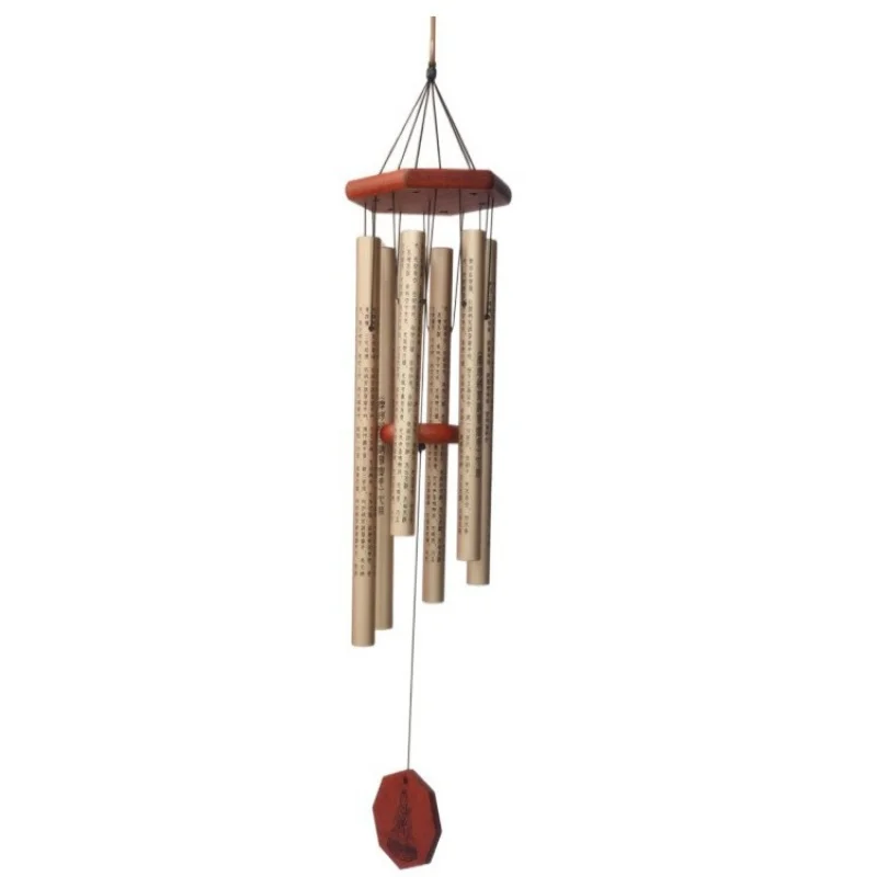 Фото Qiye Tan City Heart Sutra Wind Chimes Petition Безопасный фэн-шуй Гуаньинь Буддийская сутра Буддийский зал и дужки храма №5