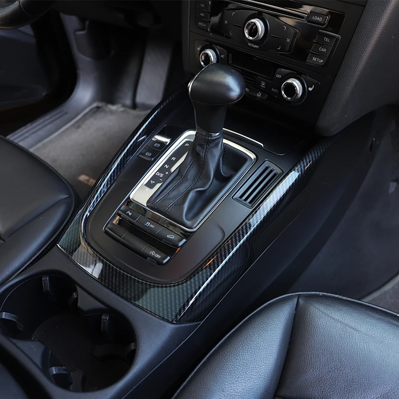 

Center Console Armrest Gear Shift Frame Decoration Cover Trim For Audi Q5 2010-2017 ABS Car Styling Interior Modified