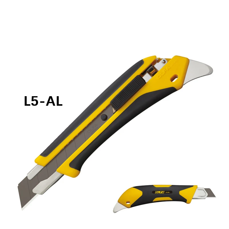 

OLFA L-5/L5-AL 18 мм сверхмощный резак удобный держатель с лезвием Универсальный нож Инструменты для резания обоев