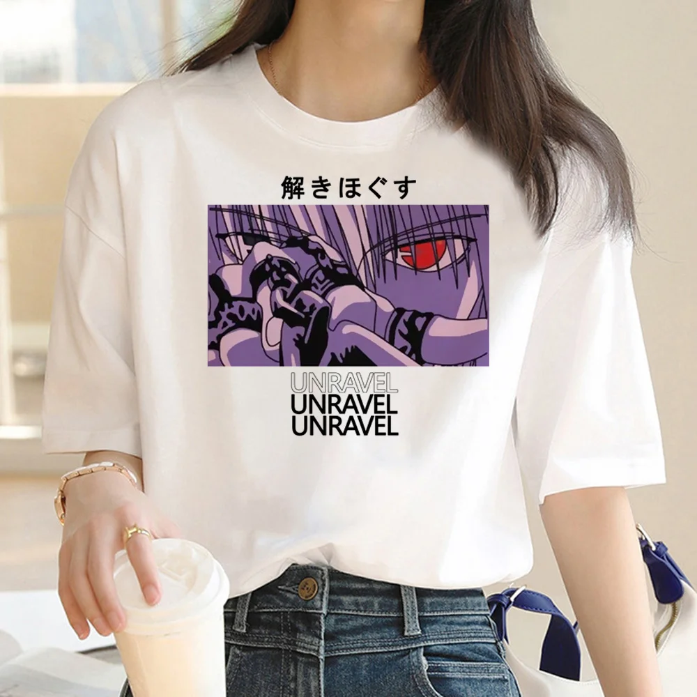 

Hunter x Hunter t shirt women Y2K t-shirts girl comic manga anime clothing