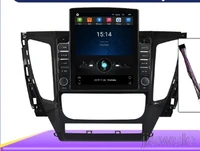 9 7 octa core tesla style vertical screen android 10 car gps stereo player for mitsubishi pajero montero sport 2020 2021