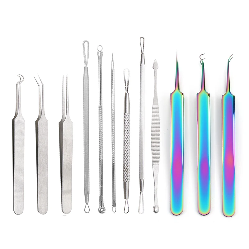 

3-10pcs Blackhead Acne Remover Comedone Black Spot Blemish Pimple Removal Acne Needle Face Care Tool Skin Cleansing Pore Cleaner